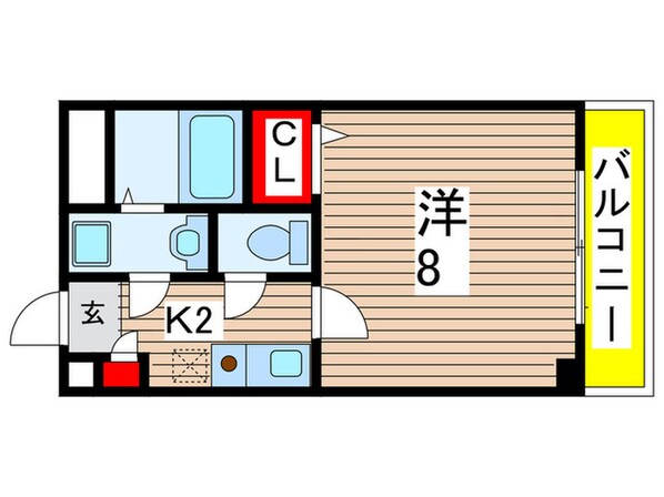 プログレスハイツ桜山の物件間取画像